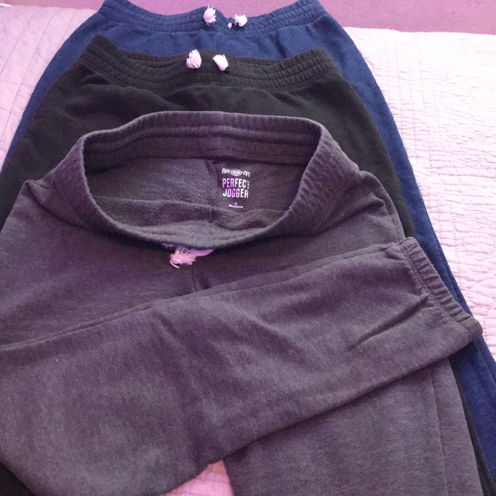 Kids size 12 & size 10 joggers for girls.